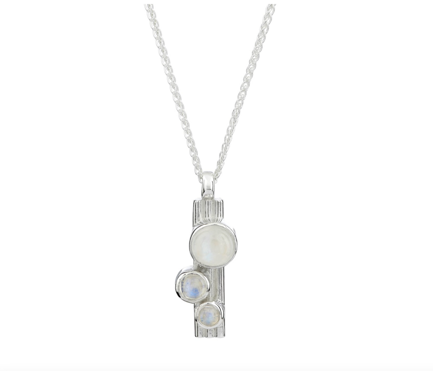 Snowdrift Moonstone Nebula Pendant