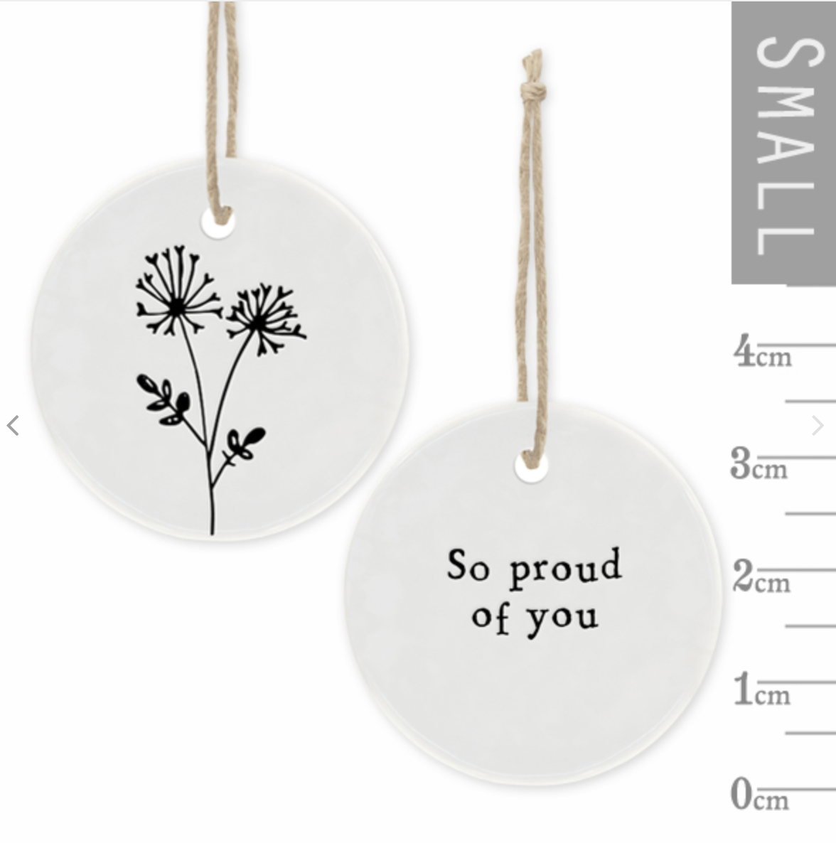 So proud of you keepsake token gift