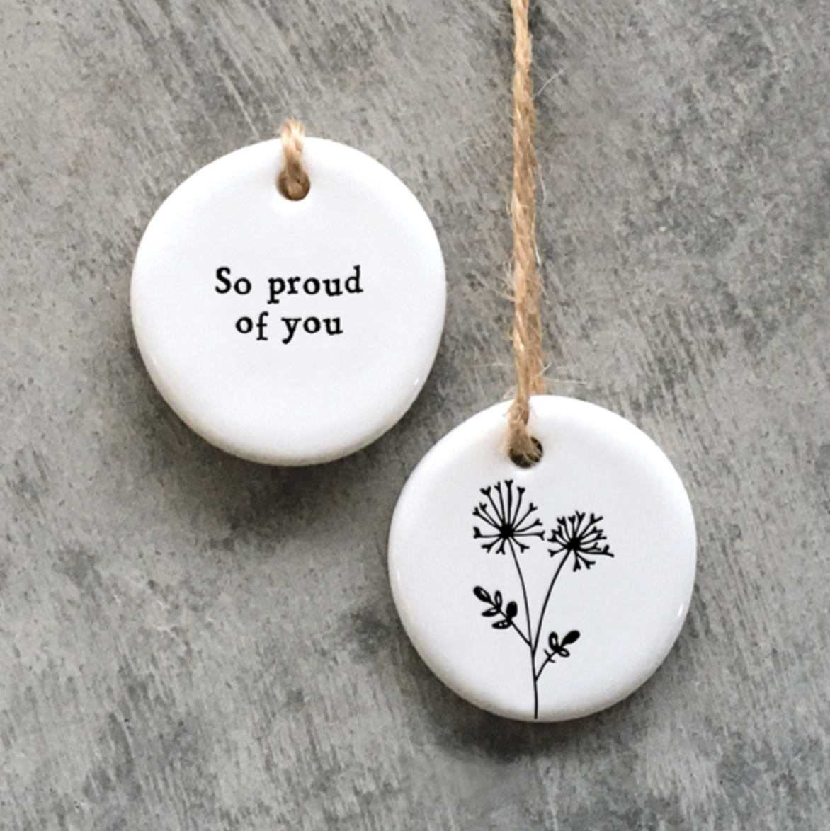 So proud of you keepsake token gift