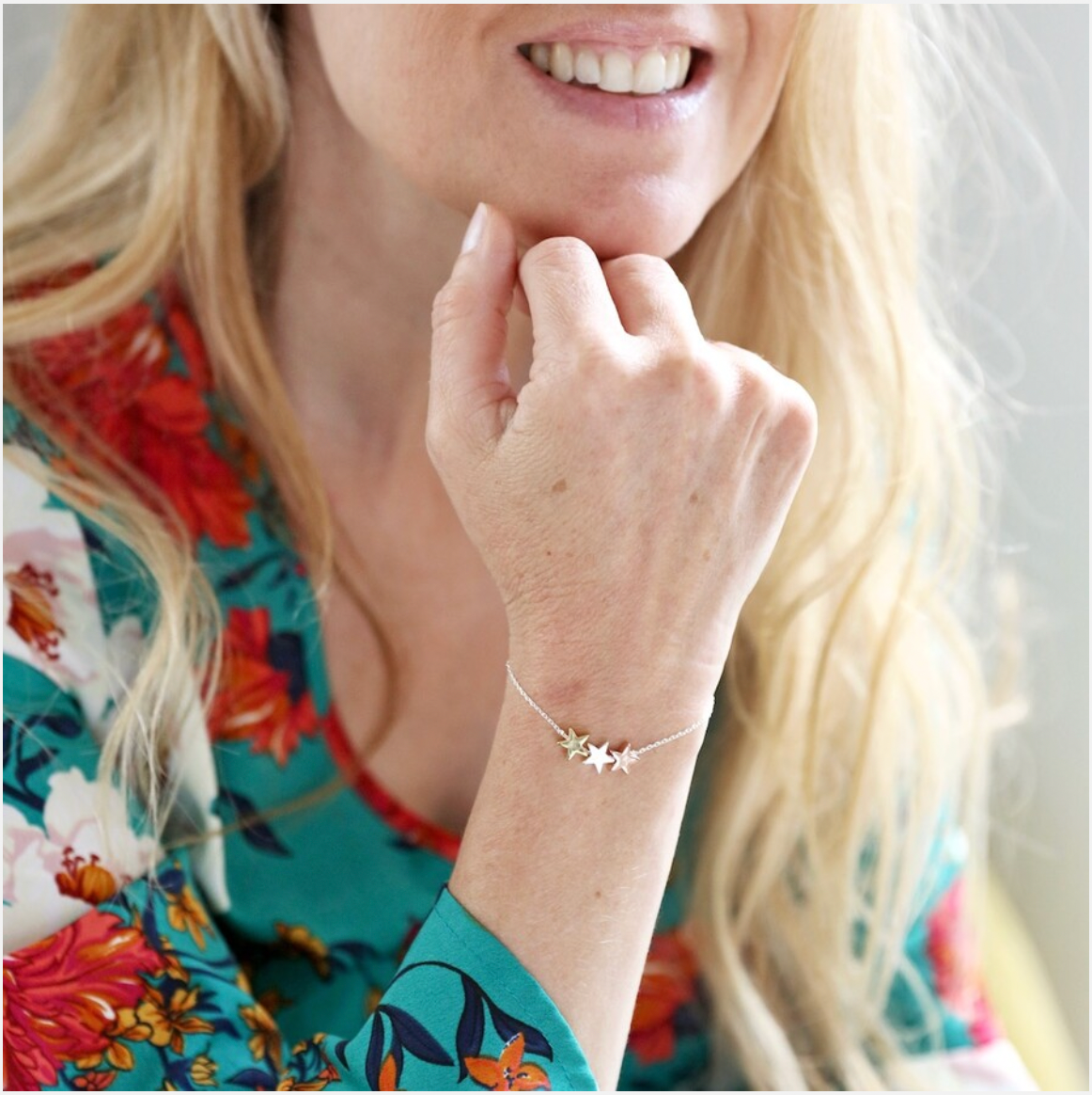 bracelet with star charms