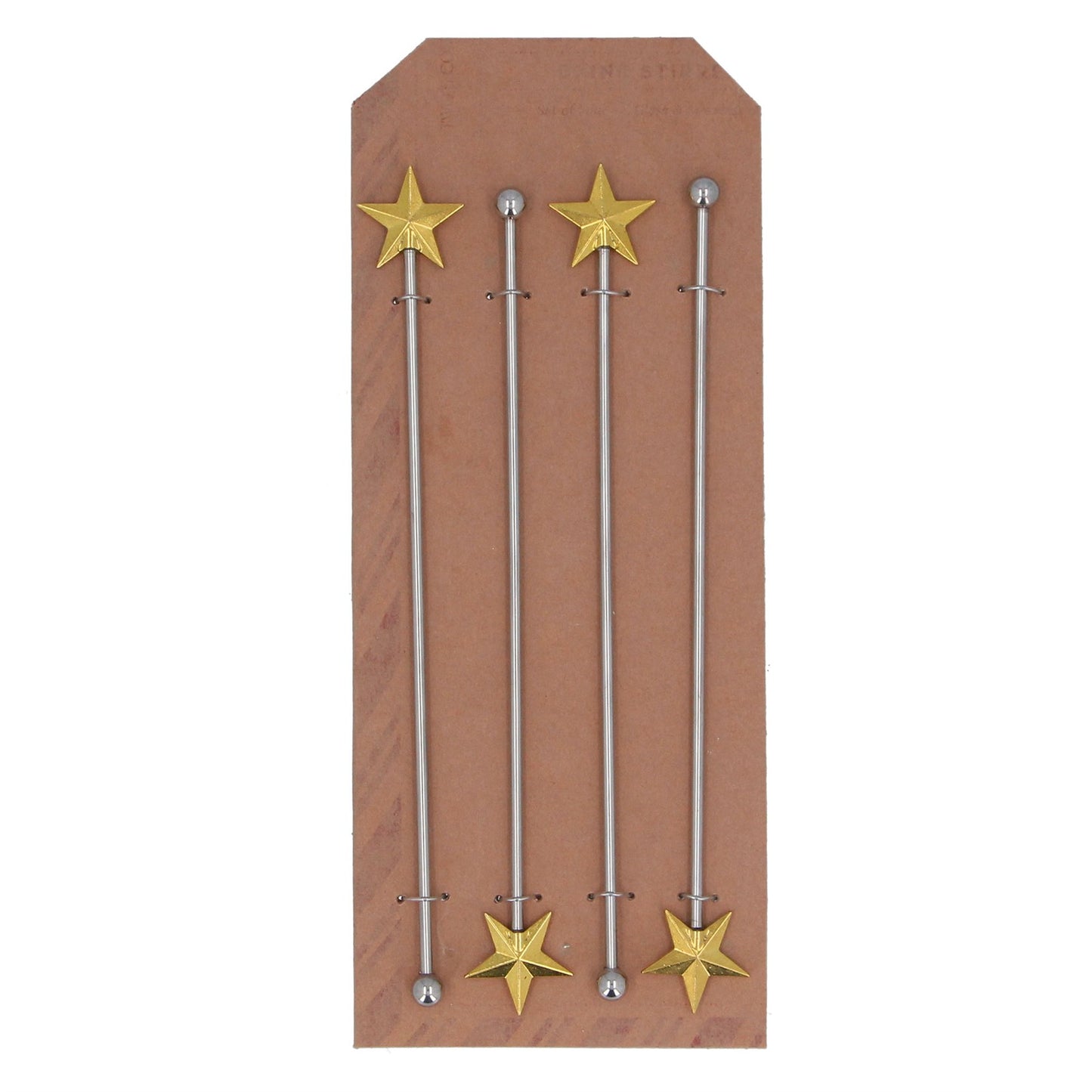 Gisela Graham | Gold Metal Stars Cocktail Stirrers