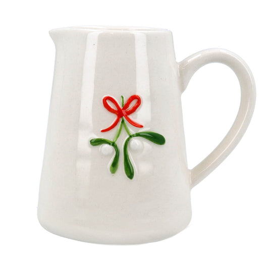 Gisela Graham | Mini Christmas Mistletoe Mini Jug