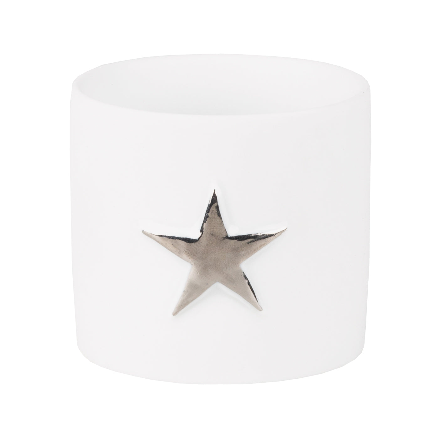 Star Tealight Holders - Set of 2 | Gold or Silver