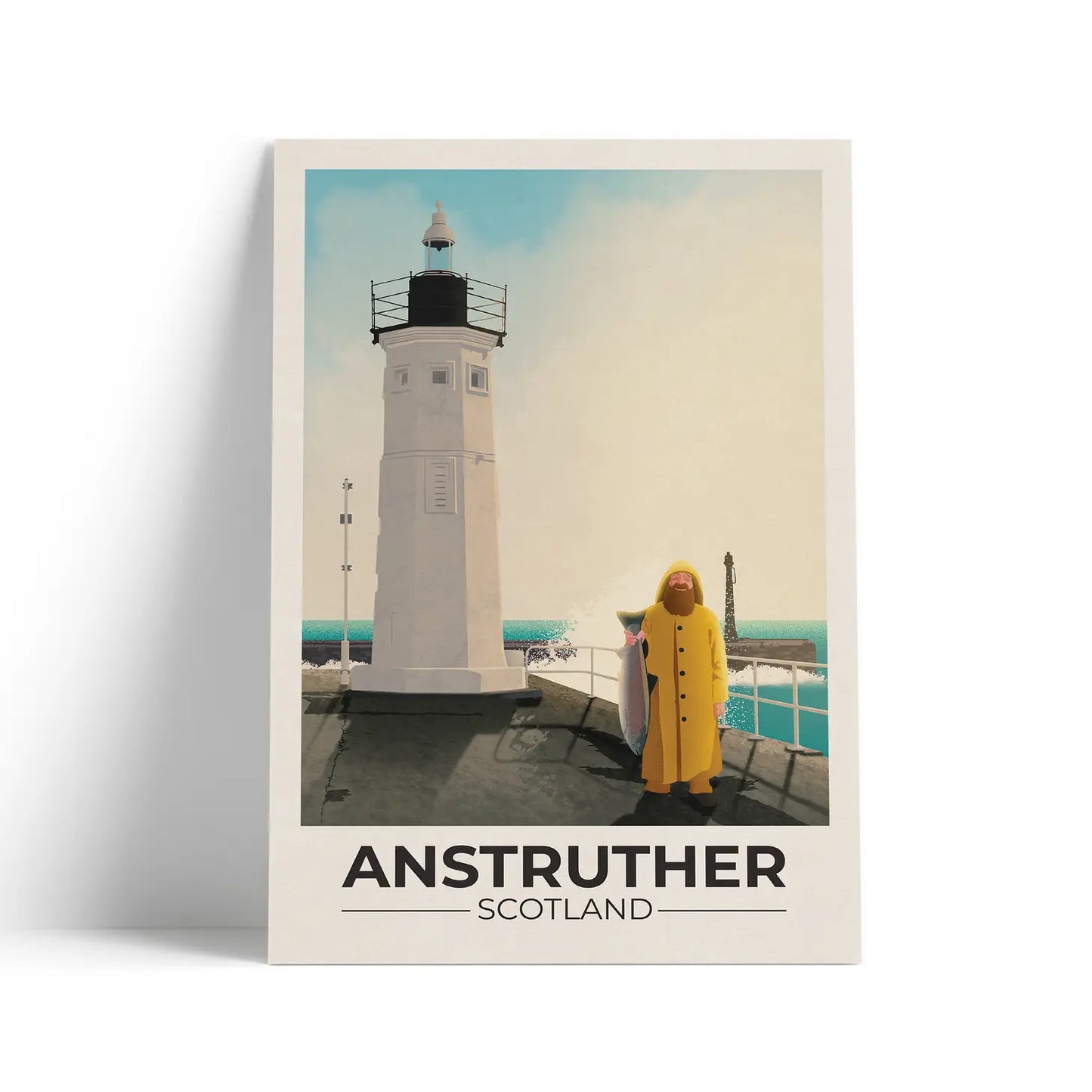 Ansturther Travel A4 Print | East Neuk of Fife