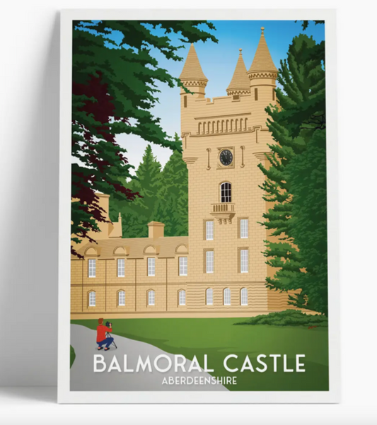 Balmoral Castle A4 Print | Royal Deeside Aberdeenshire