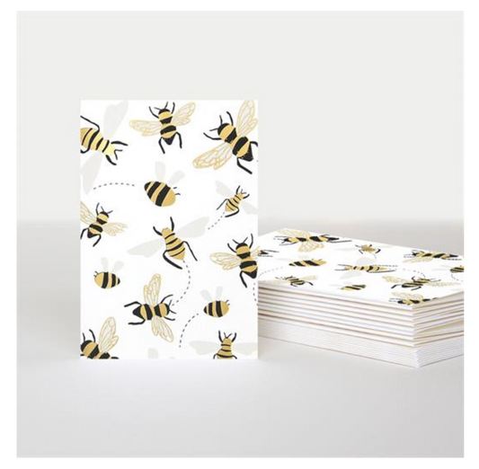 Caroline Gardner | Bees Blank Note Cards | Pack of 10