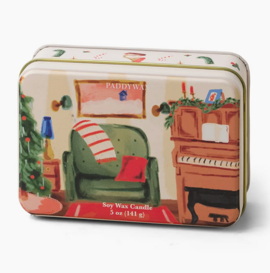 Christmas Tin Candle | Piano| Pomegranate Source