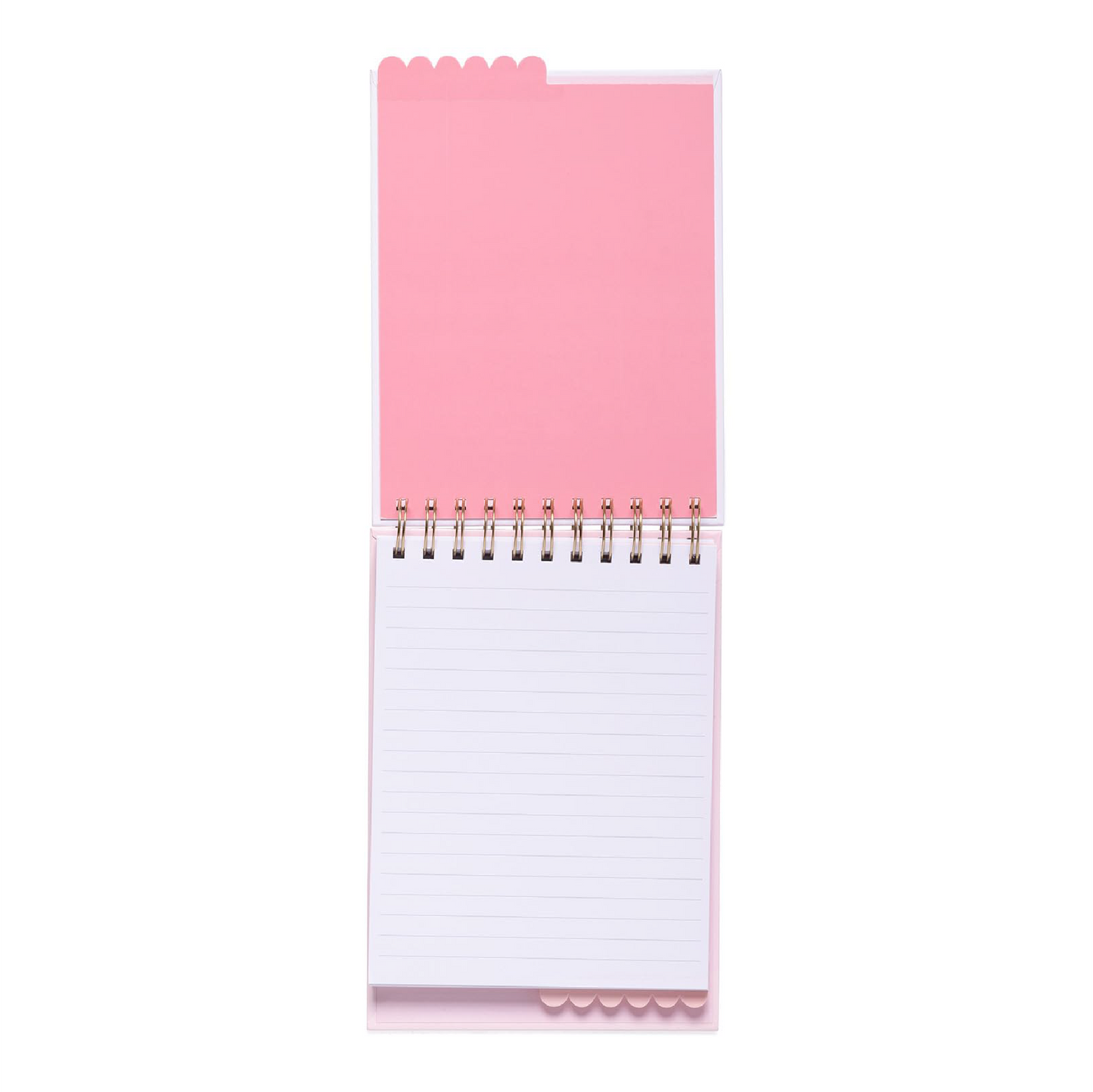 Anything Is Possible Scalloped Spiral Notepad