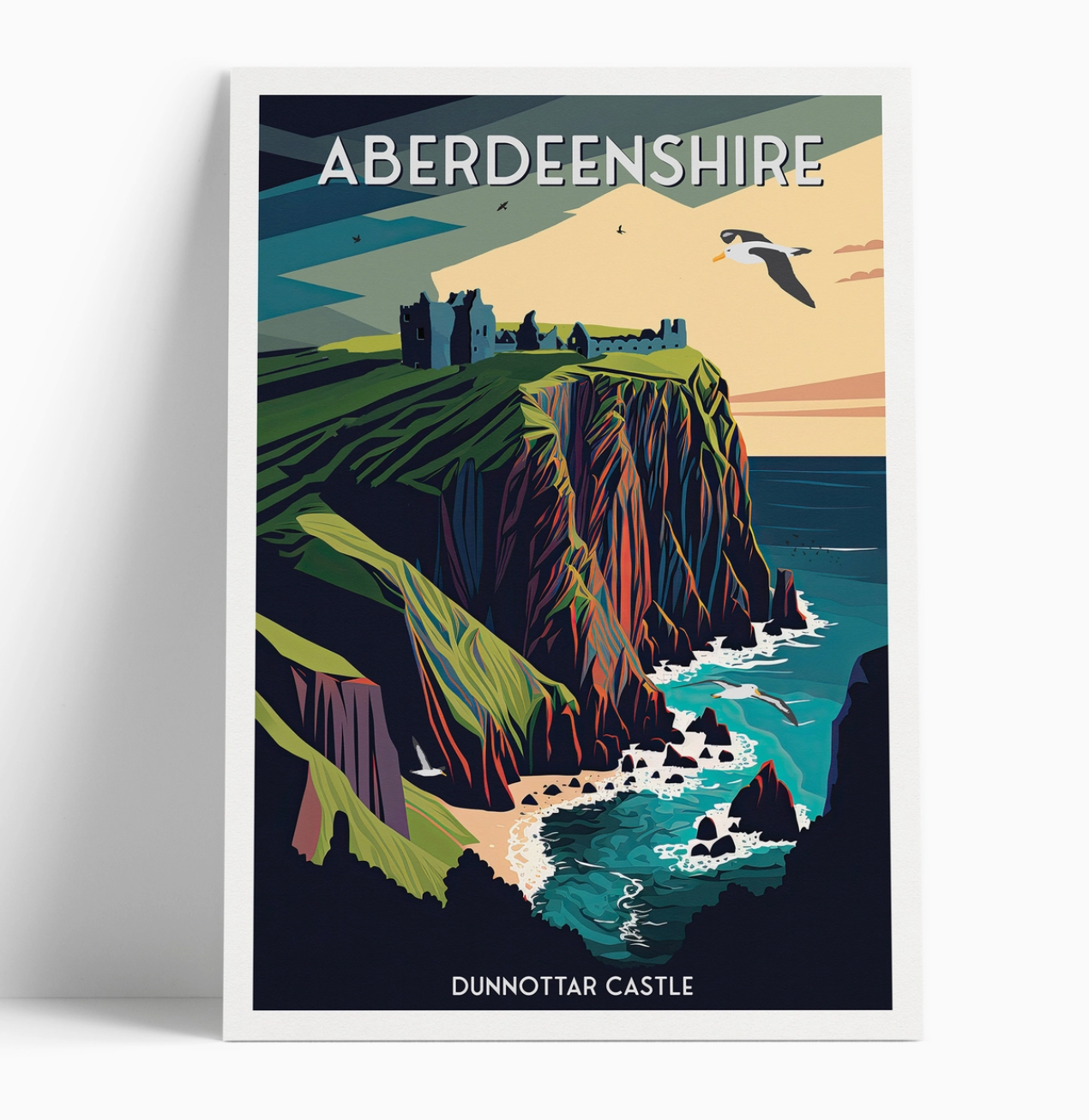 Dunnottar Castle A4 Print | Stonehaven Aberdeenshire