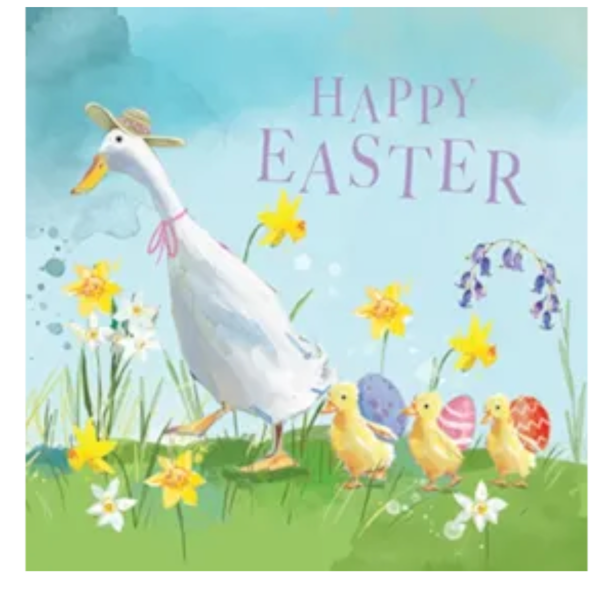 Easter Duck Card Pack | Pack of 5 Cards with Envelopes