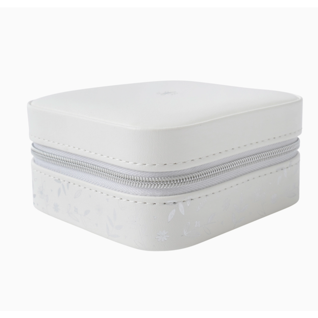 White Floral Jewellery Box