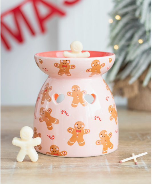 Christmas Gingerbread Wax Melt Burner Gift Set