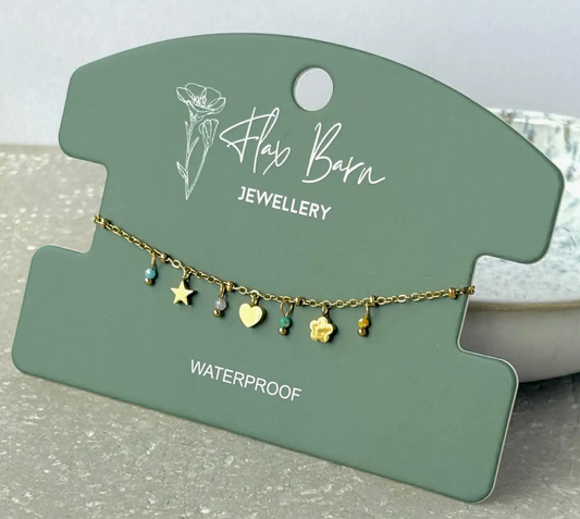 Secret Garden Bracelet | Waterproof Gold Stainless Steel Jewellery
