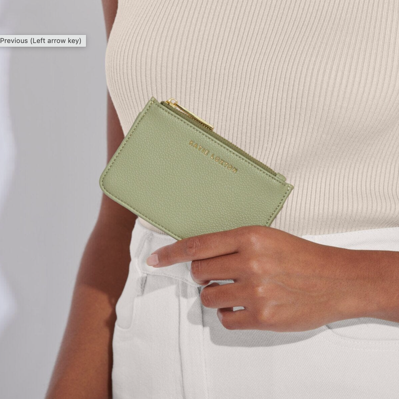 Katie Loxton | Hana Coin & Card Holder | Soft Sage