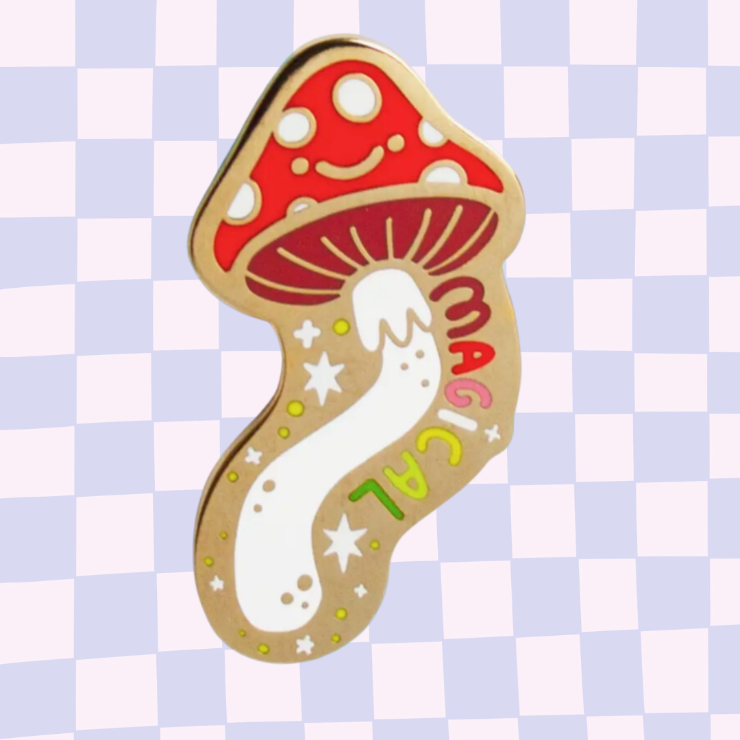 Magical Mushroom Enamel Pin