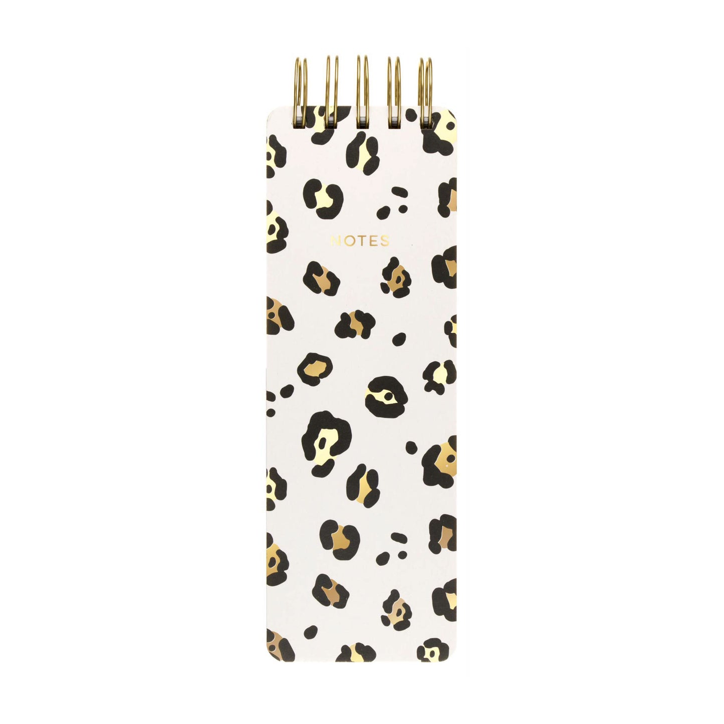 'Notes' Spiral Memo List Pad | Leopard Print