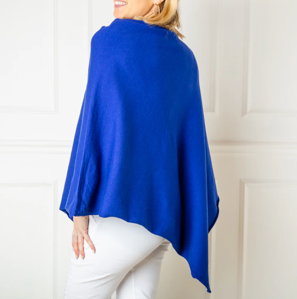 Poncho | Royal Blue