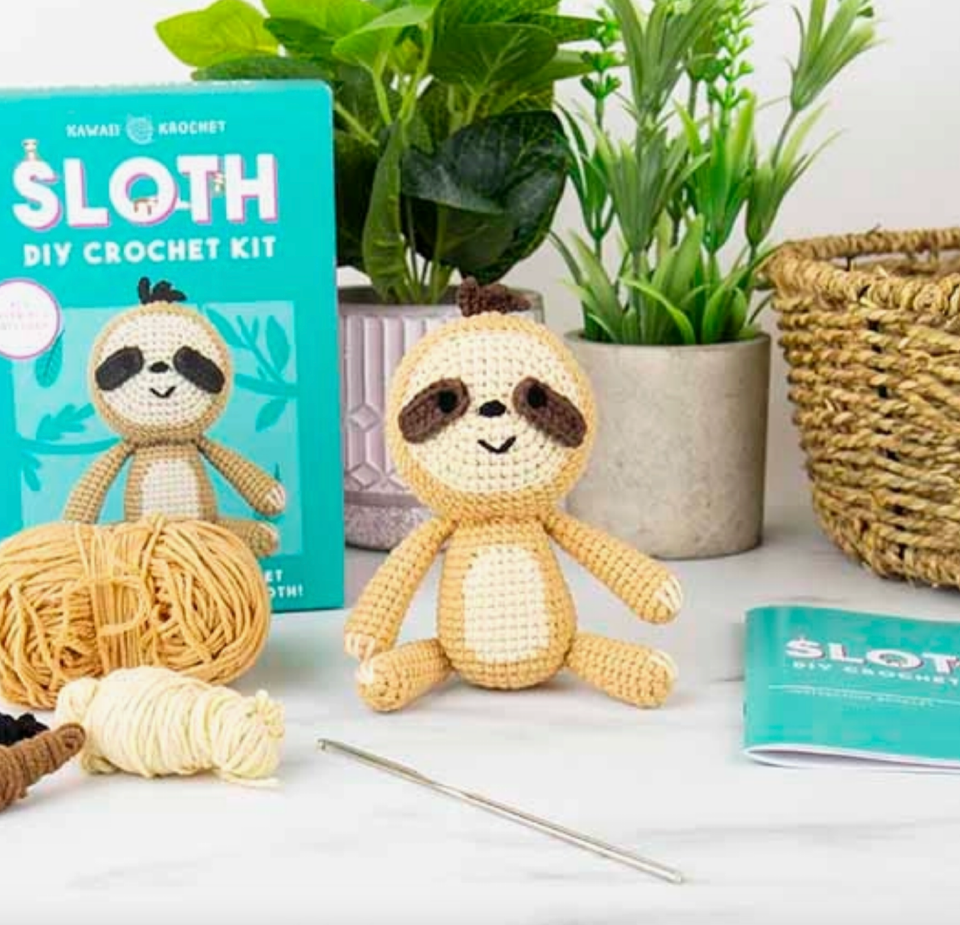 DIY Sloth Crochet Kit