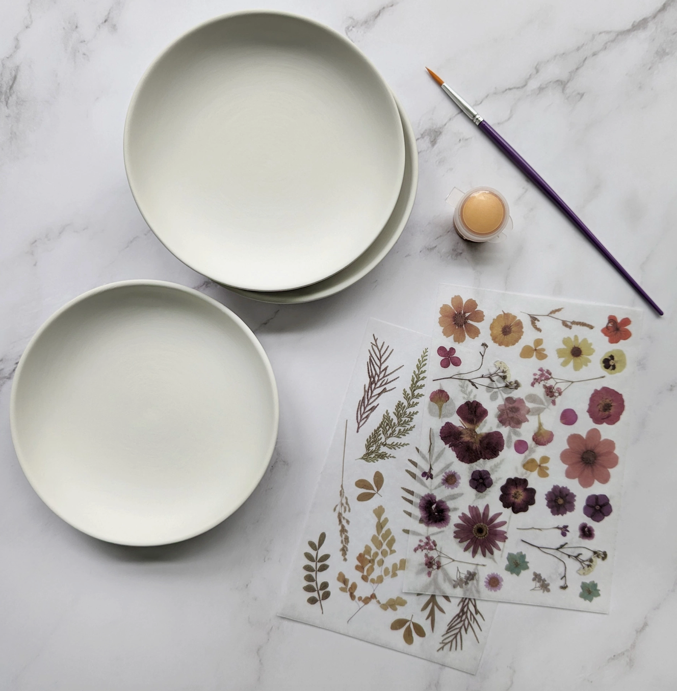 Luxe Decor Craft Kit | Ceramic Trinket Dishes