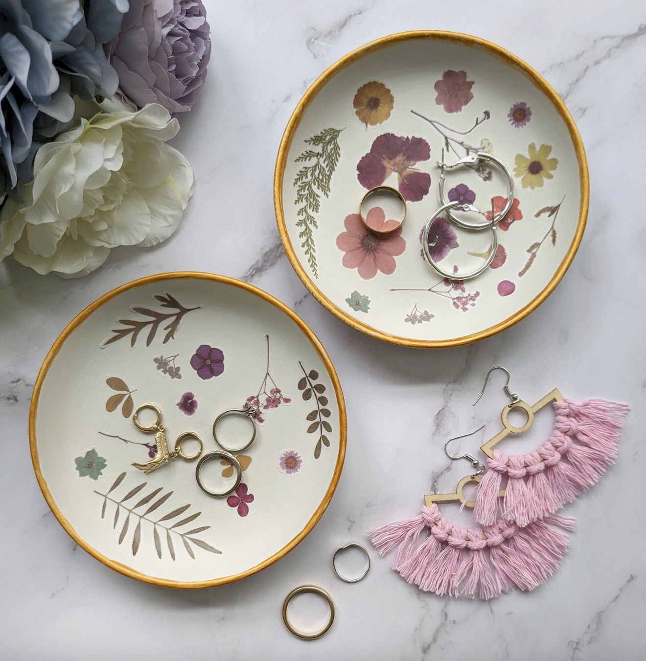 Luxe Decor Craft Kit | Ceramic Trinket Dishes