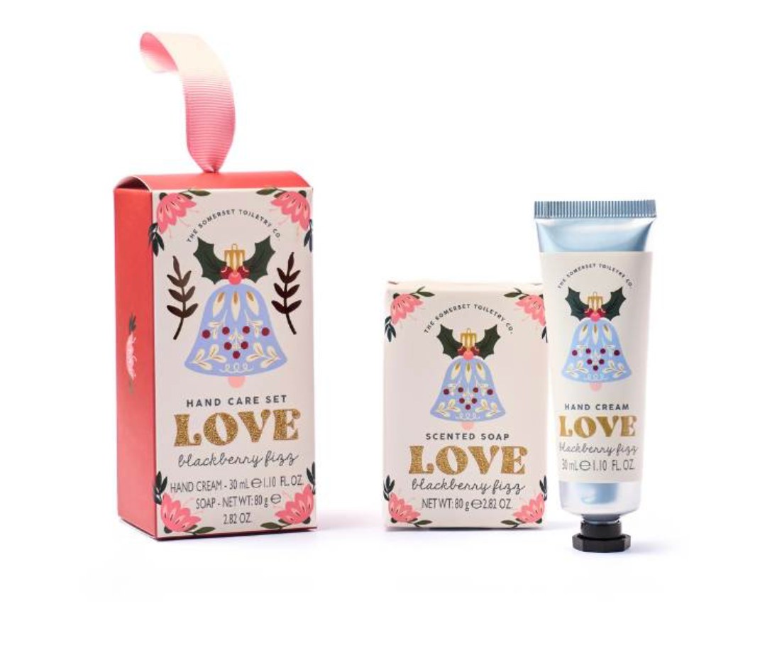 Love | Blackberry Fizz | Festive Mini Handcare Kit