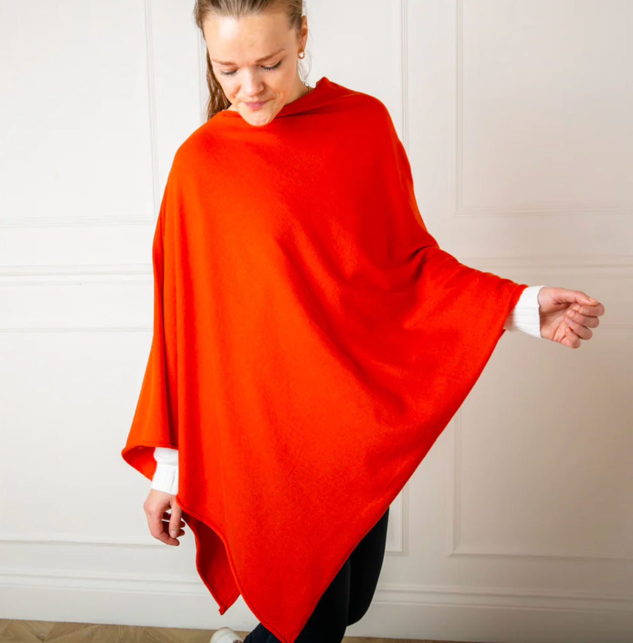 Poncho | Burnt Orange