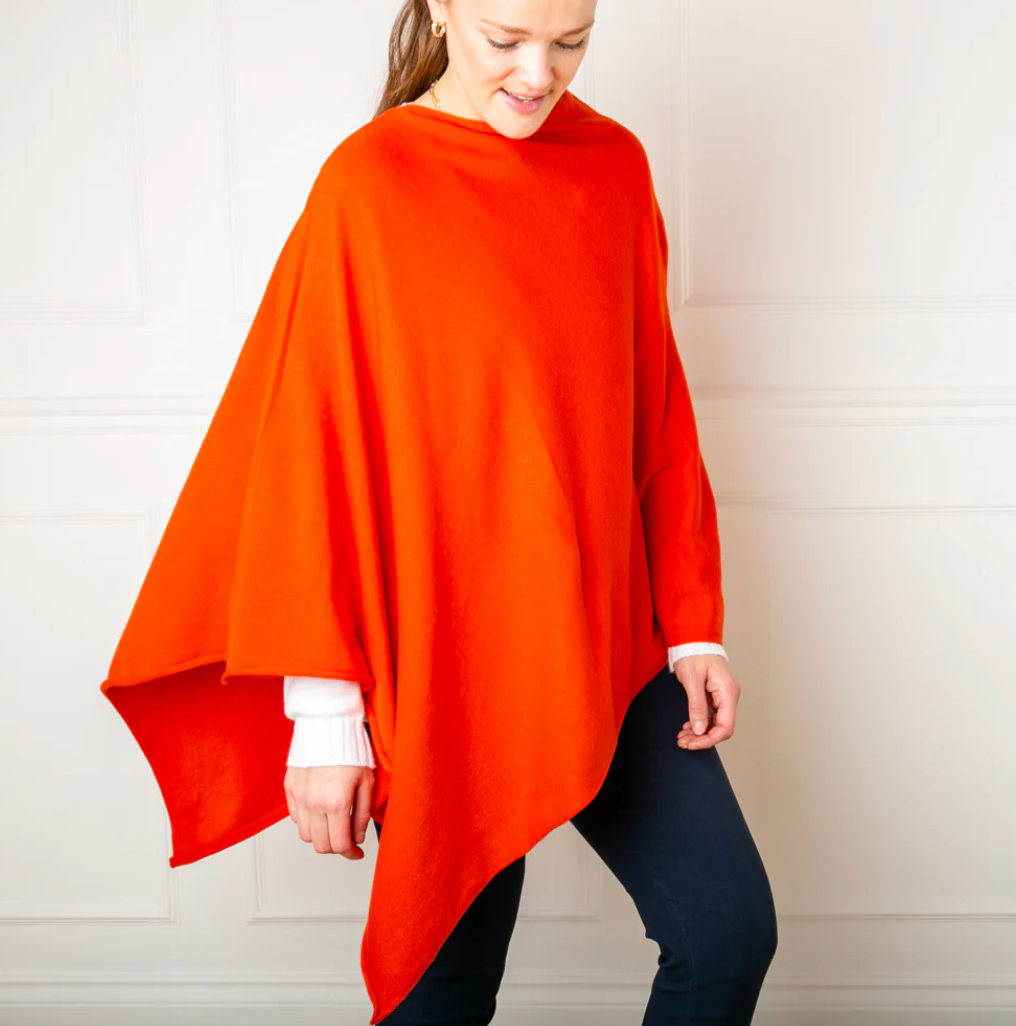 Poncho | Burnt Orange