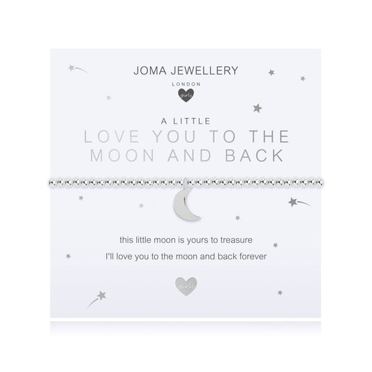 Joma Jewellery | Children's A Littles | Love You To The Moon And Back Bracelet