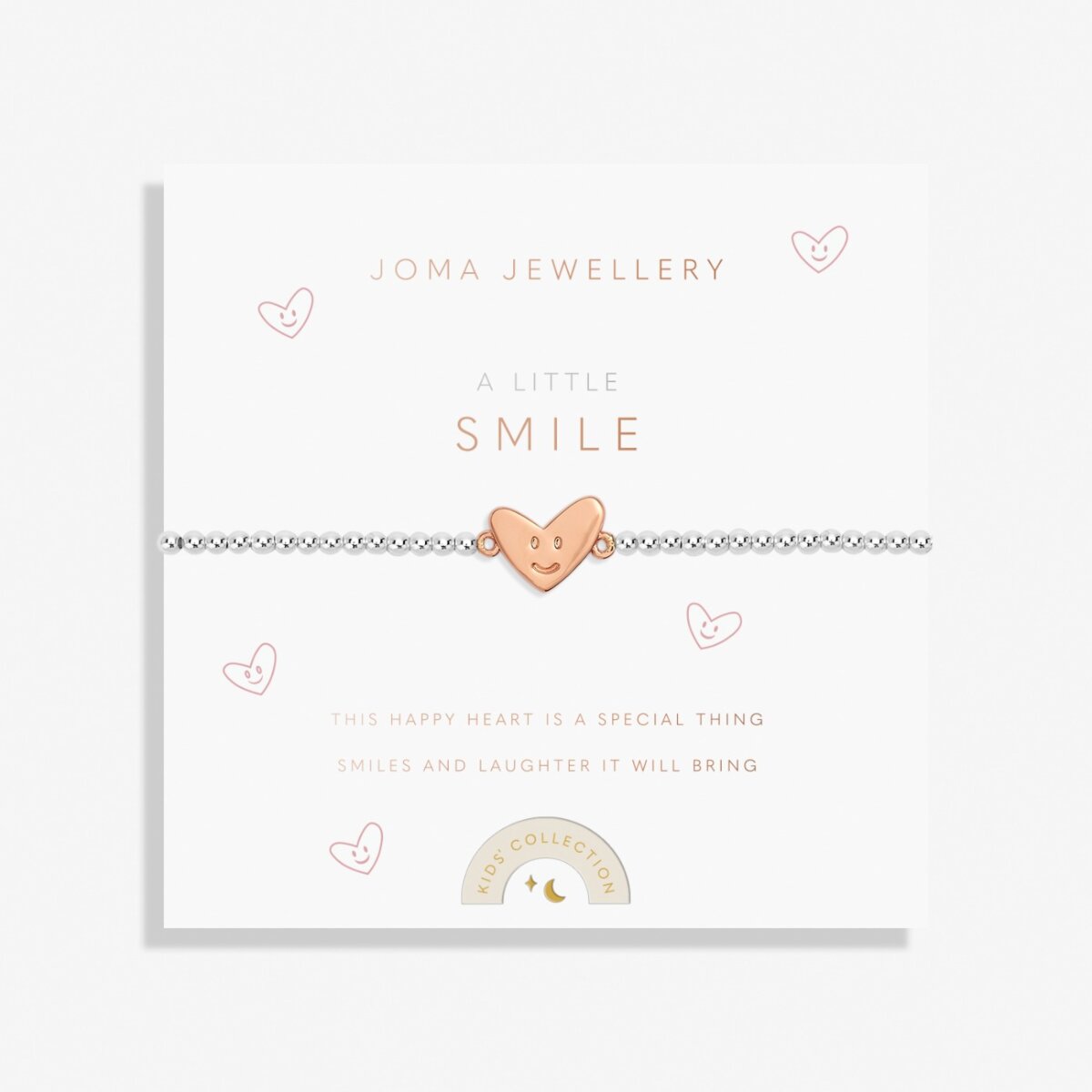 Joma Jewellery | Children's A Littles | 'Smile' Bracelet