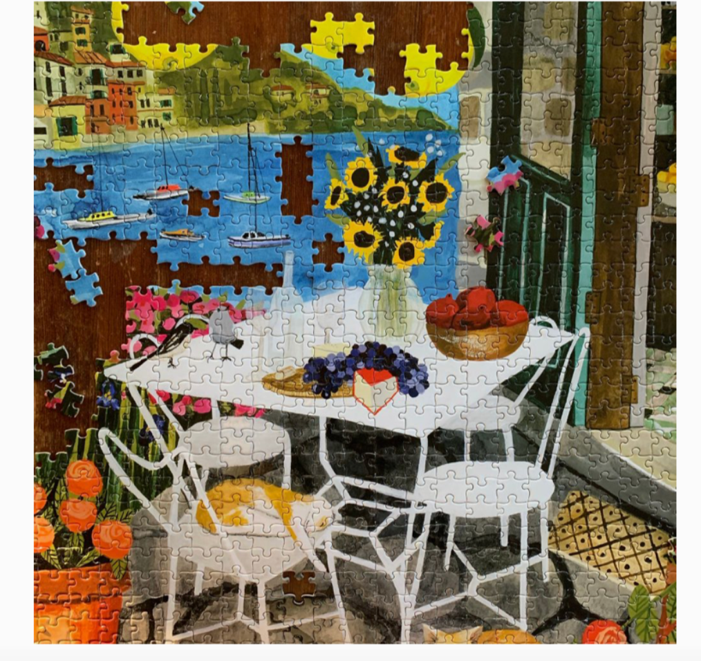 Eeboo 1000 Piece Jigsaw Puzzle | Cats In Positano