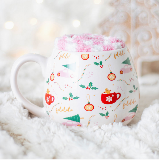 Sugarplum Mug & Cosy Socks Gift Set