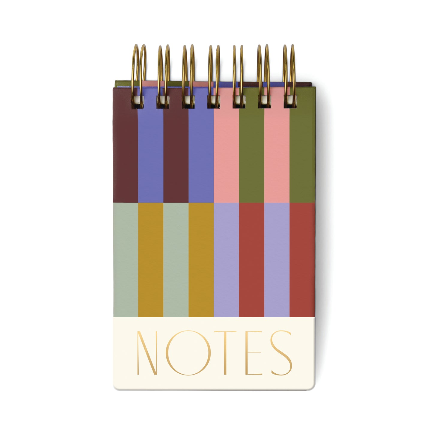 Chunky Spiral Bound Notepad | Bold Stripes