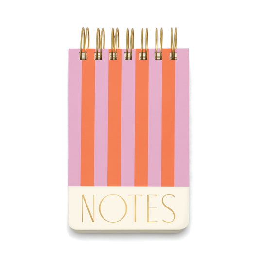 Chunky Spiral Bound Notepad | Stripes