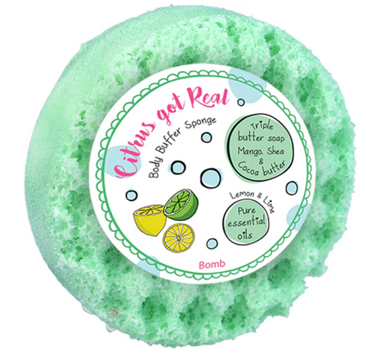 Citrus Got Real Body Buffer Sponge