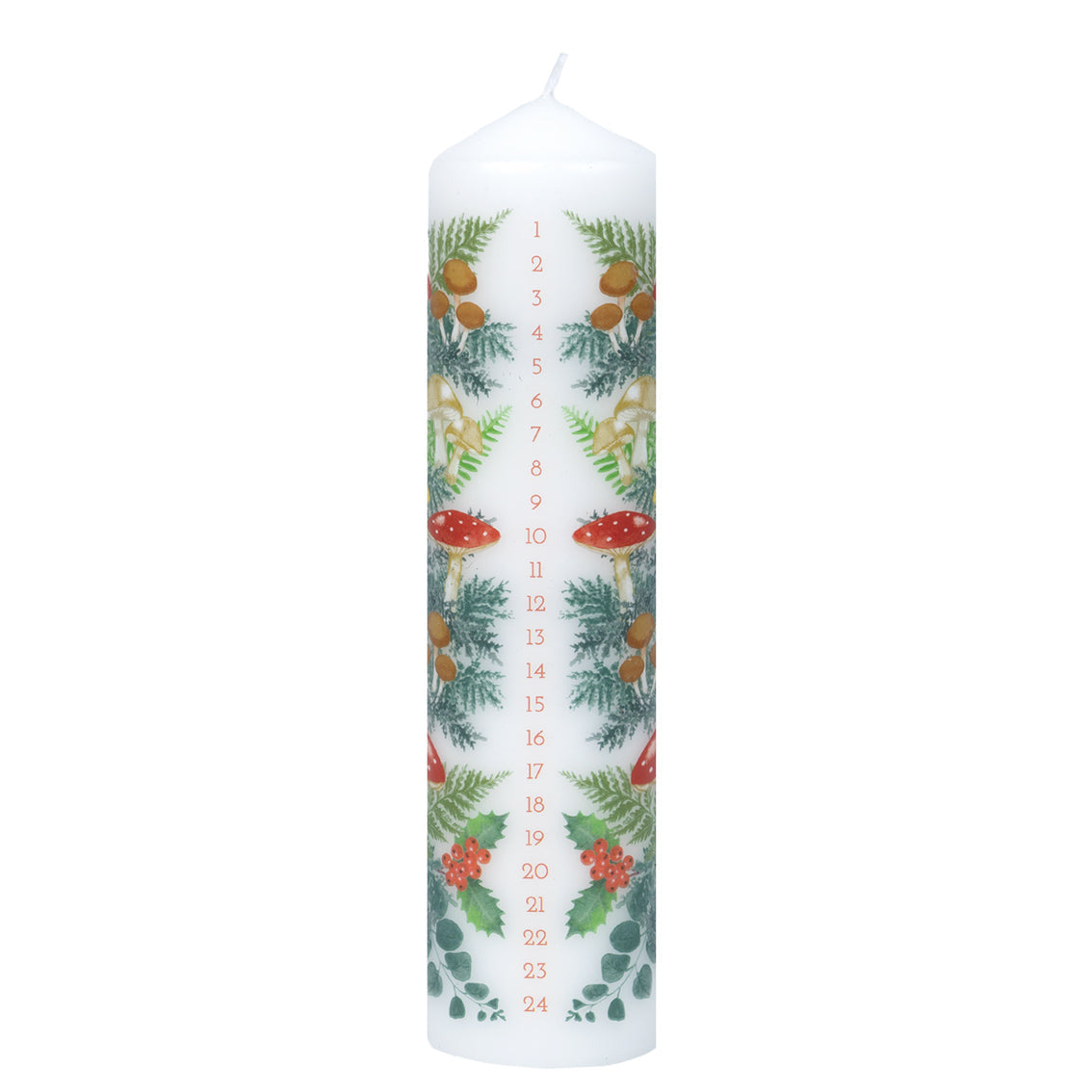 Forest Christmas Pillar Advent Candle