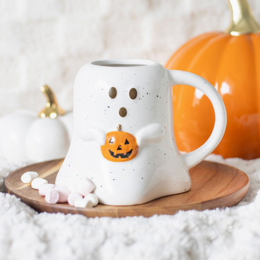 Cute Ghost Halloween Ceramic Mug