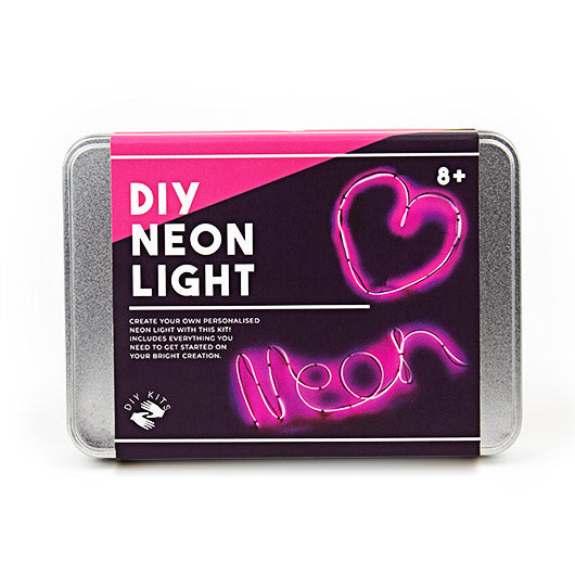 tin featuring DIY Neon Rope Light kit to create a customised neon light