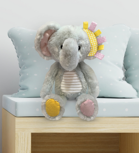 Medium Elephant Sensory Snuggable Soft Toy