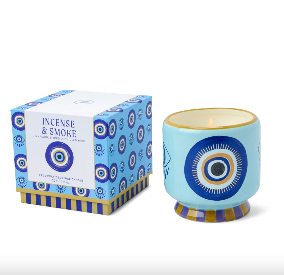 Incence & Smoke | Evil Eye | Ceramic Scented Candle