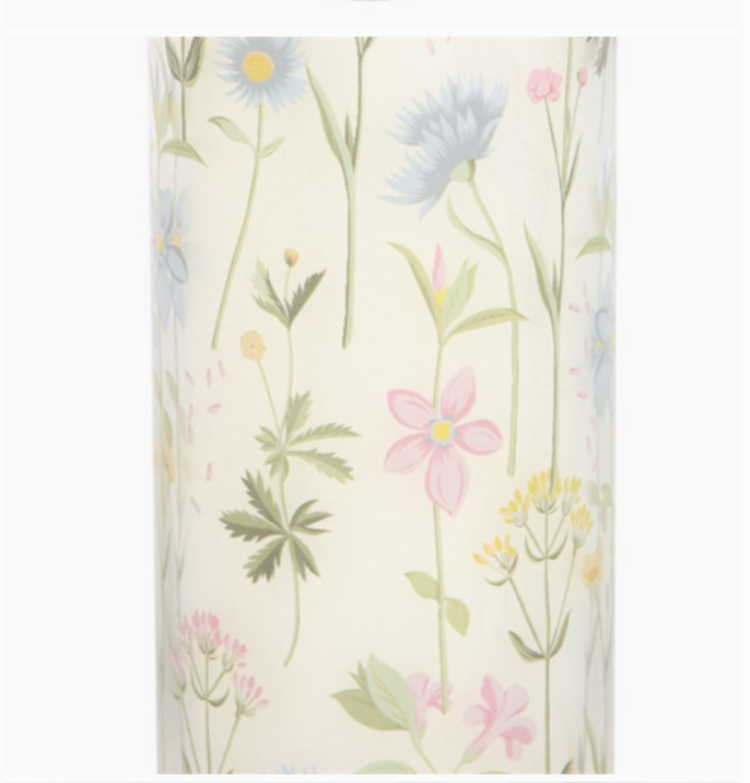 Floral Print Wildflower Tube Candle | Mother's Day Gift