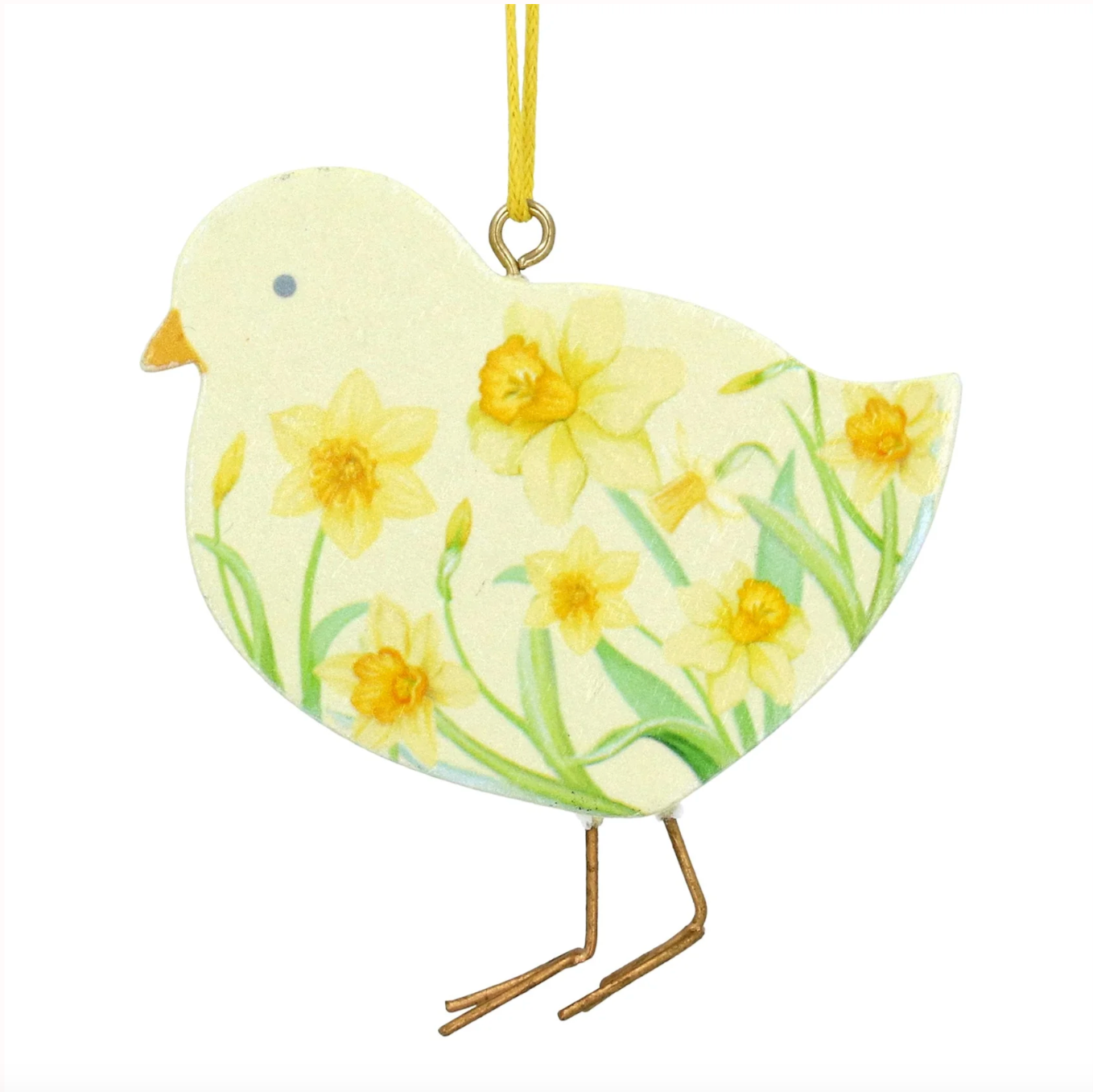 Wooden Daffodil Chick | Easter Decoration | Gisela Graham