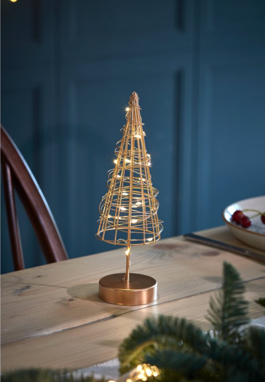 Gold Christmas Table Tree
