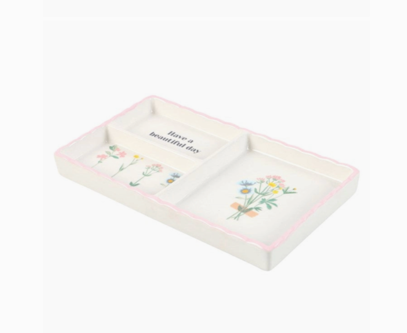 Have A Beautiful Day Floral Trinket Tray | Mother's Day Gift