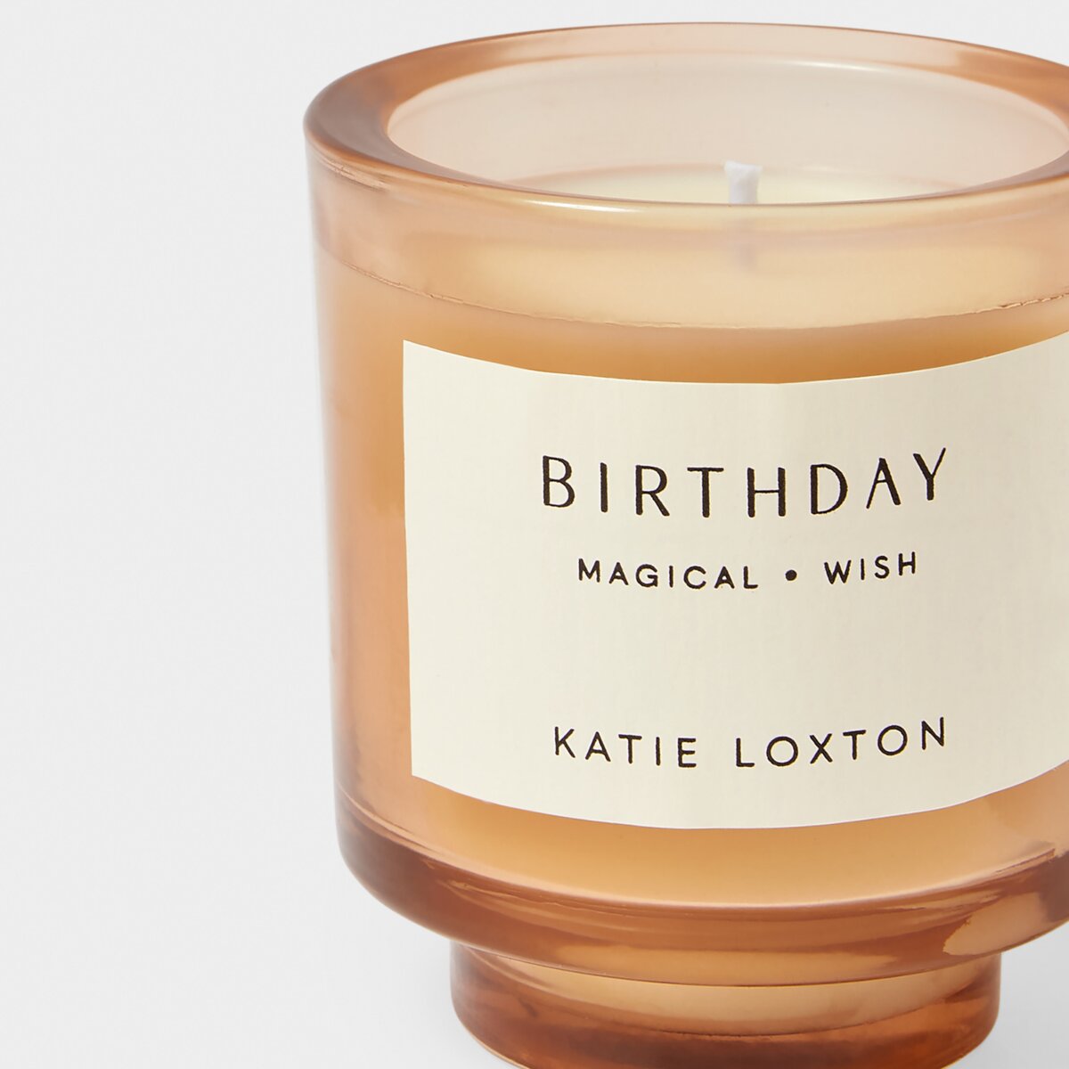 Katie Loxton | 'Birthday' Sentiment Candle | English Pear & White Tea