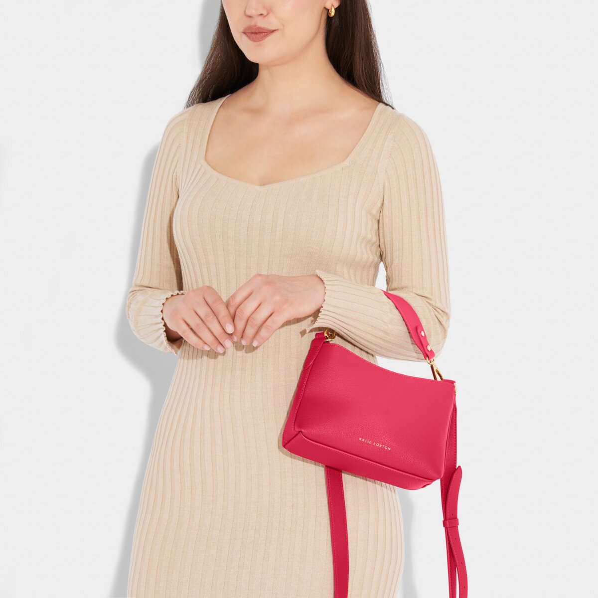 Katie Loxton | Evie Crossbody Bag | Fuchsia