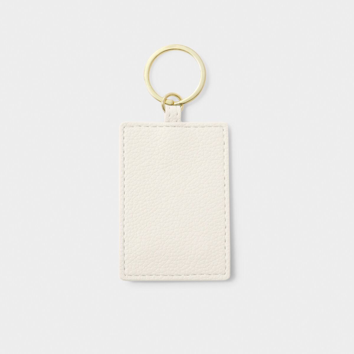 Katie Loxton | Birthstone Keyring | April | Off-White