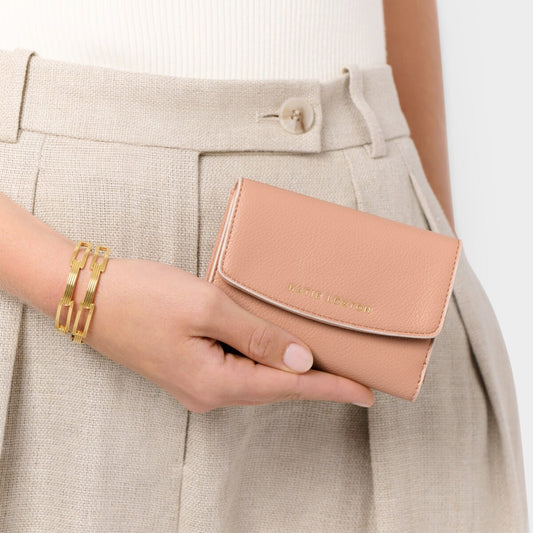 Katie Loxton | Marni Purse | Peony Blush with Off-White Trim