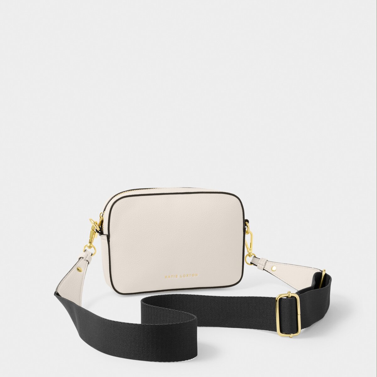 Katie Loxton | Marni Small Crossbody Bag | Off-White with Contrast Trim