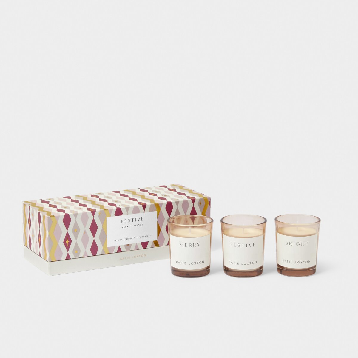 Katie Loxton | Trio Votive Set 'Festive'