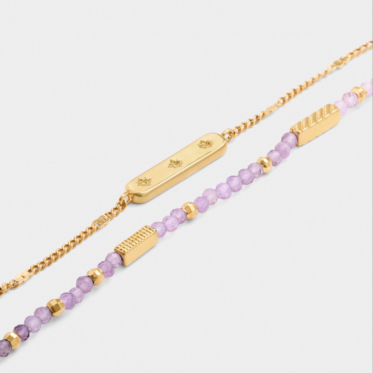 Katie Loxton | Birthstone Bracelet | February | Amethyst